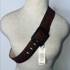 Brave Raffia and Leather Belt